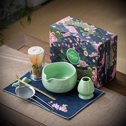 Buucup Matcha Whisk Set, Ceramic Matcha Kit - Image 7