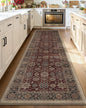 Color&Geometry Anti Fatigue Kitchen Mats for Floor 24x87, Vintage Decor, Easy Clean, Waterproof & Oil Proof, 0.4" Thick Cushioned, Non-Slip Kitchen Runner Rug for Sink, Laundry, Office, Deep Russet