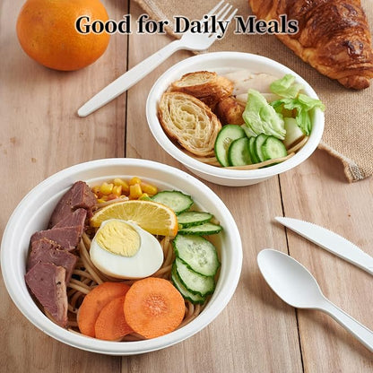 150 Pack 16 oz Compostable Paper Bowls Disposable - Image 6