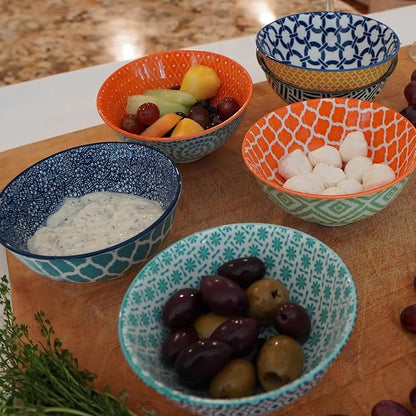 Chelsea 4.75" All-Purpose Porcelain Bowls – Set of 6 - Image 4