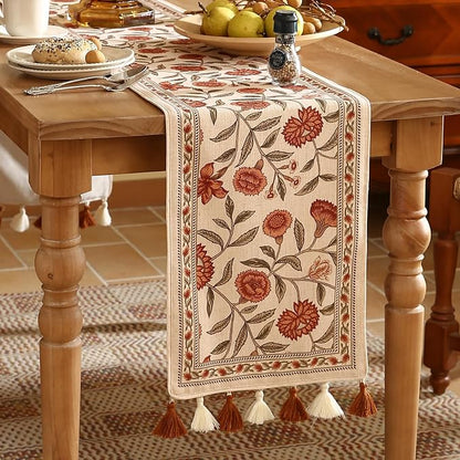 Designer French Linen Extra Long Table Runner, Kitchen Decor, Dining Table - Image 2