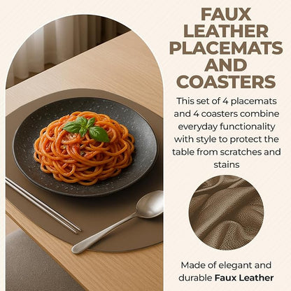 Faux Leather Placemats and Coasters - Image 7