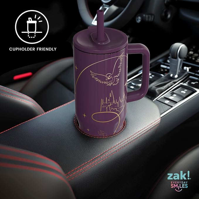 Zak Designs Harry Potter 30oz Spill-Proof Insulated Stainless Steel Tumbler | - Image 8