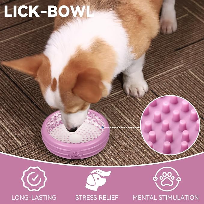 Dog Lick Bowl, Animire Freeze Lick Mat - Image 4