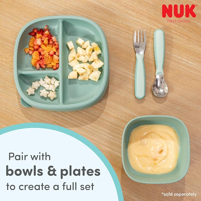 NUK Kiddy Cutlery Forks, Durable Stainless Steel, BPA & Latex-Free, 18+ Months - Image 8