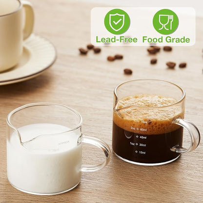 Mfacoy 2 Pack Measuring Cups, 75ML Espresso Cups - Image 5