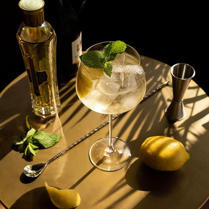 Viski Angled Stemmed Cocktail Glasses - Image 6