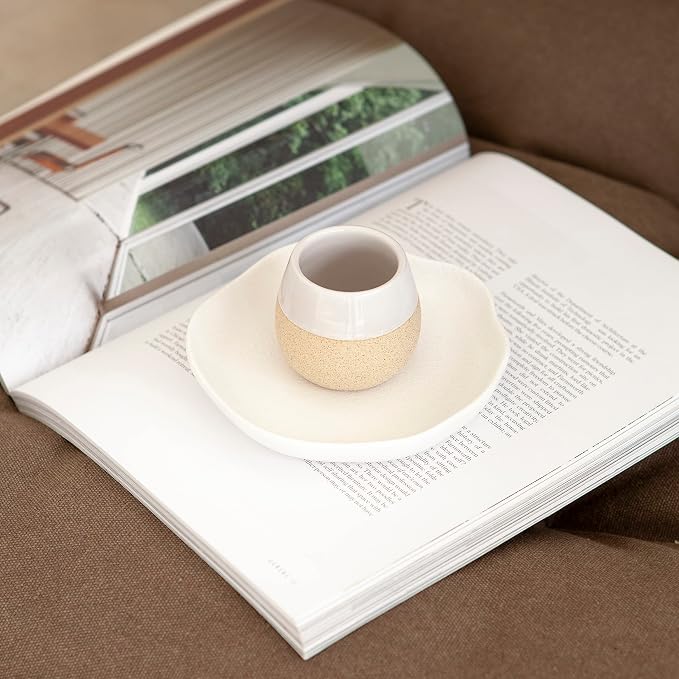 Ceramic Espresso Cups Set of 4, 4.5oz capacity - Image 8