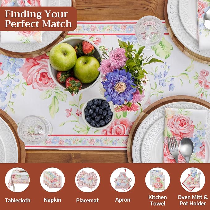 Maison d' Hermine Table Runner 100% Cotton 14.50" x 72" | Table Runners 72 - Image 4