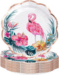 WRAPAHOLIC 25Pcs Summer Paper Plates by WRAPAHOLIC