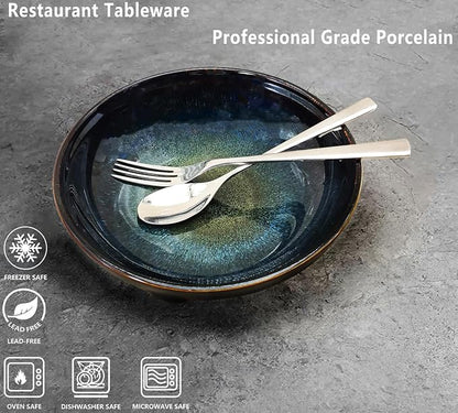 39 oz Ceramic Bowl Set, Salad Bowl, Pasta Bowl, Serving Bowl, Dinner Bowl - Image 3