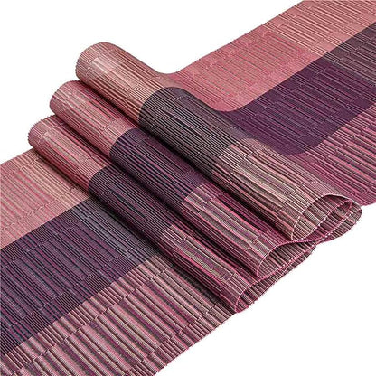 GIVERARE Table Runner, 12x53 in Heat-Resistant Woven Vinyl Long Tabletop - Image 6