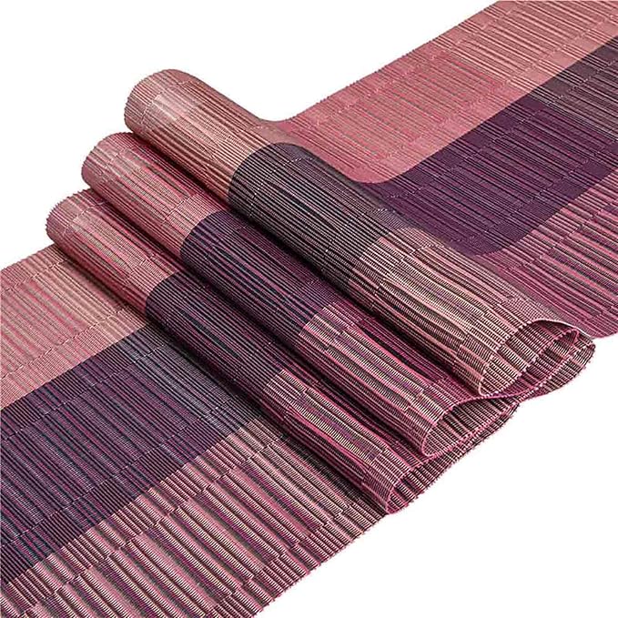 GIVERARE Table Runner, 12x108 in Heat-Resistant Woven Vinyl Long Tabletop - Image 6
