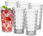 KLIFA- CUPID- 21 ounce, Acrylic Drinking Glasses Highball, Stackable Plastic by KLIFAHome