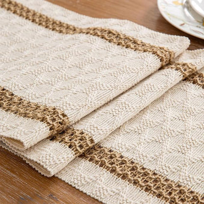 Boho Table Runner for Home Decor 144 Inches Long Farmhouse Macrame Table Runner by Niviy