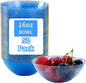 Tinybee 50 Pack Blue Plastic Bowls by Tinybee