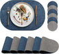 Faux Leather Placemats Set of 6 by yuuzue