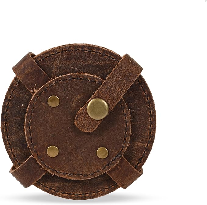 Set of 6 Coaster Geniune Leather Tea Coasters - Image 7