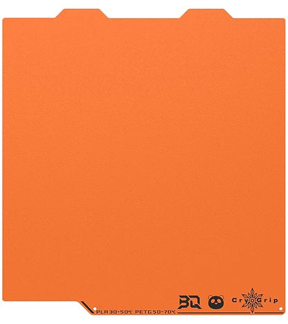 BIQU Cryogrip Pro Frostbite Matte Orange Cold Build Plate for Bambu-Lab A1 Mini 3D Printer 184x184MM Double-Sided Upgrade Room Temperature Print Removable Surface Platform