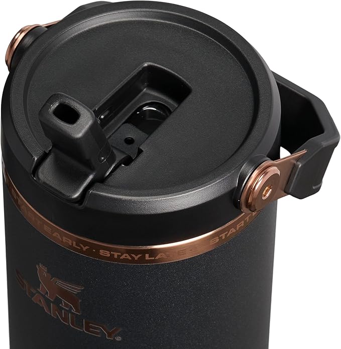 STANLEY IceFlow 2.0 Flip Straw Tumbler, 30 oz, Messi Goat Black | Easy Carry - Image 3