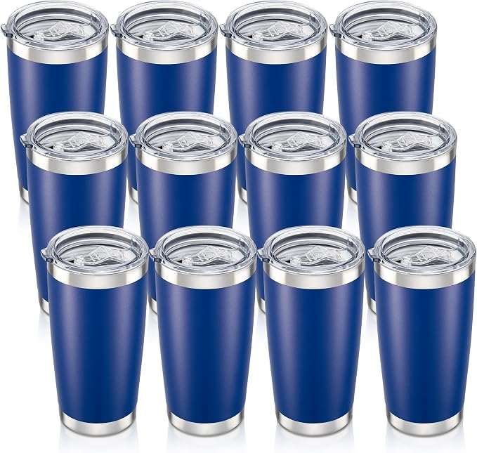 20 oz Tumbler with Lid Stainless Steel Insulated Tumblers Bulk Cups Mug | by Orebigo