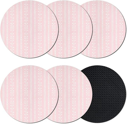 Spring Botancial Coasters Set of 6, Absorbent Coasters by Unknown