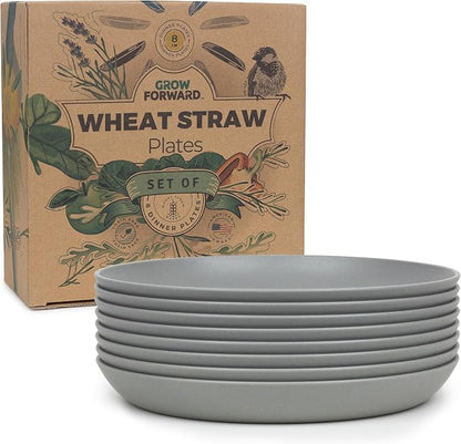 Grow Forward Premium Wheat Straw Plates by GrowForward