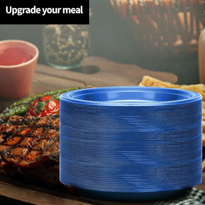 Blue Plastic Plates 7 Inch - Image 4