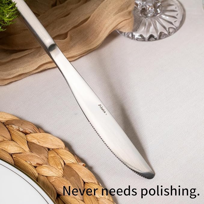 Alata Cube 20-Piece Forged Flatware Set Service - Image 3