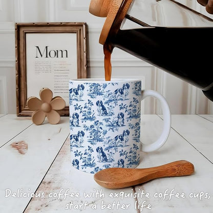 Chinoiserie Cavalier King Charles Spaniel Mug, Cavalier King Charles Spaniel - Image 3