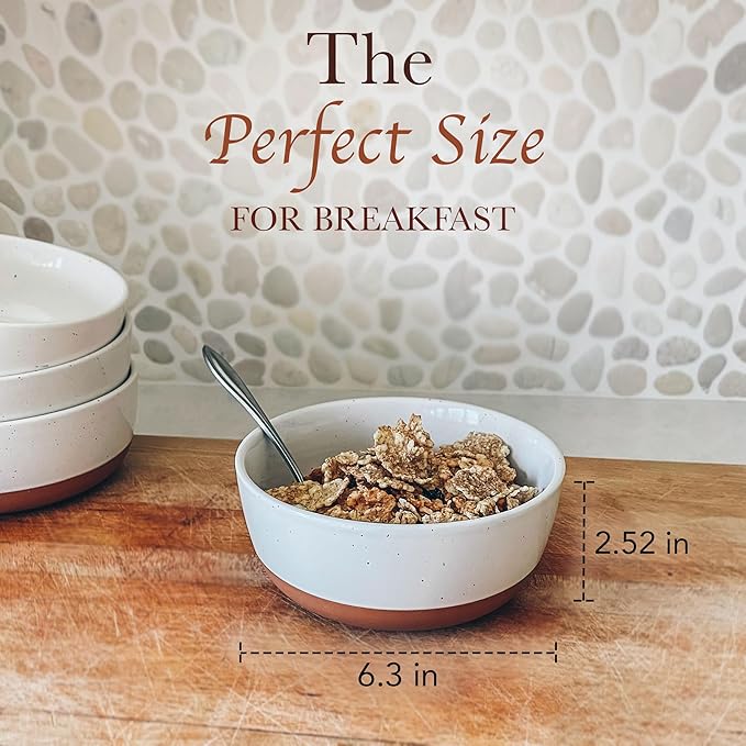 Set of 4 Porcelain Bowls, 25oz - Image 2