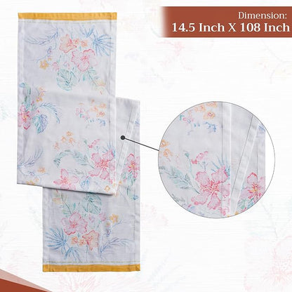 Maison d' Hermine Table Runner 100% Cotton 14.50" x 108" | Table Runners 108 - Image 4