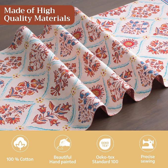 Maison d' Hermine Table Runner 100% Cotton 14.50" x 72" | Table Runners 72 - Image 3