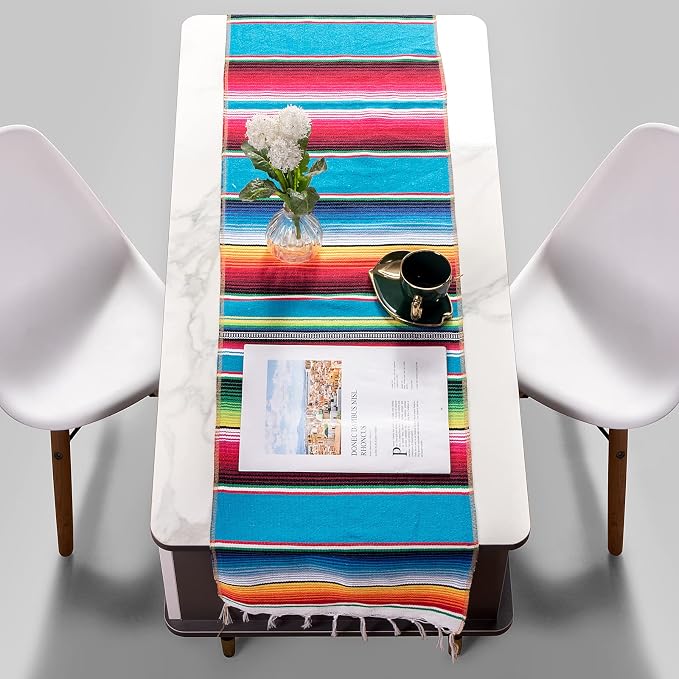 Mexican Table Runner Fiesta Mexican Theme Party Decoration - Image 4