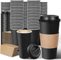 Ginkgo 100 Pack 20 oz Disposable Coffee Cups by HOME