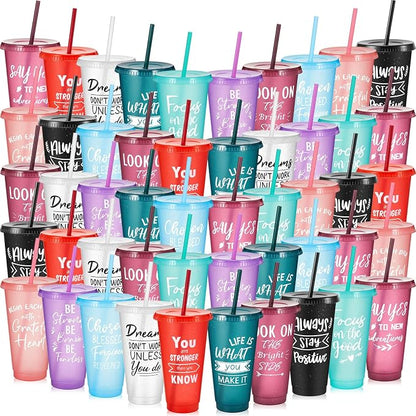Uiifan 50 Pcs Inspirational Cups Bulk by Uiifan