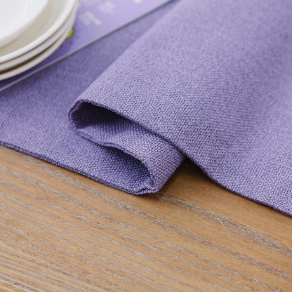 Soft Caddice Faux Linen Table Runner 2 Piece Fabric in 1 - Image 7