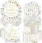 250Pcs Wildflower Bridal Shower Supplies by Greencian