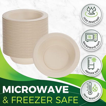 Paper Bowls 16 oz, Heavy Duty Disposable Bowls Perfect - Image 6