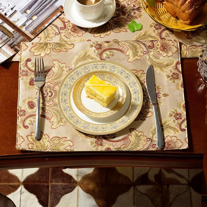 Extra Luxury Dinner Placemats Set of 4, - Image 3