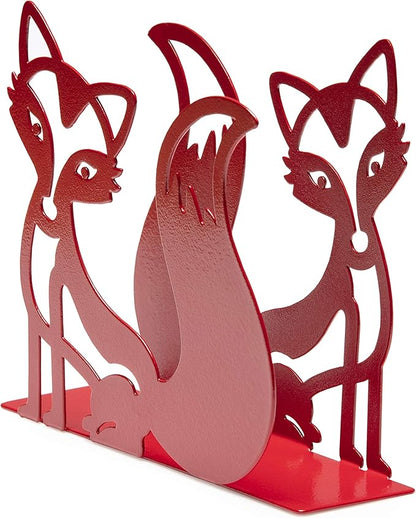 Mango Steam Tabletop Napkin/Tissue & Letter Holder for Home, Kitchen, Restaurants (Fox, Red)