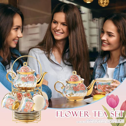 20 Pieces Porcelain Tea Set - Image 7