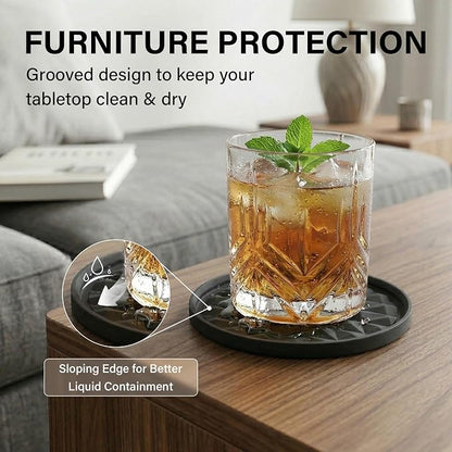 Silicone Drink Coasters Set of 4, Coaster - Image 4