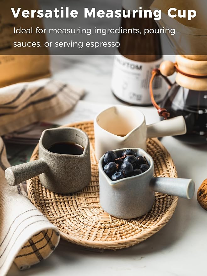 Ceramic Espresso Cup, Espresso Measuring Cup Espresso Shot Cups 3 OZ | Espresso - Image 7