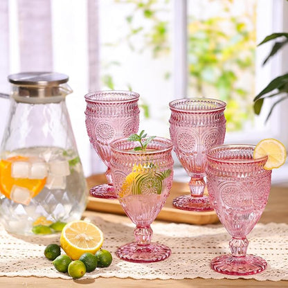 Darlion Goblets, Goblet Glasses, Vintage Wine Glasses 12oz | Food-Grade Glass - Image 8