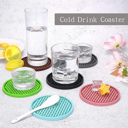 ME.FAN Silicone Coasters Thickened Drink Coasters - Image 4