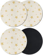 Boho Minimalist Coasters Set of 4, Absorbent Coasters by Unknown