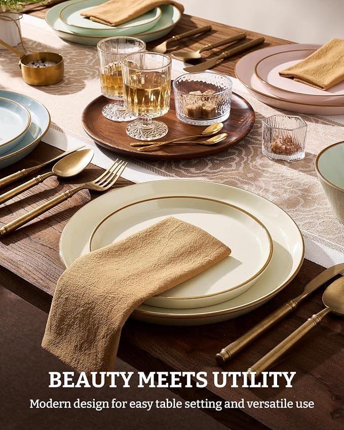 Famiware Saturn Dinnerware Sets, Ceramic Dishes - Image 3