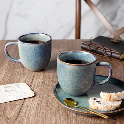 AmorArc 12oz Coffee Mugs, Ceramic Coffee Mugs set of 6 - Image 4