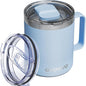 12oz Insulated Coffee Mug with Lid – Includes Two Lids, Stainless Steel Coffee by avodvo